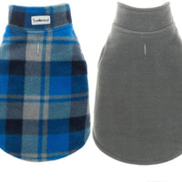 SCENEREAL - Chaqueta de forro polar reversible para perro - BESTMASCOTA.COM