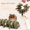 ShellKingdom Hamster Chewing Toys, Guinea Pig Chinchilla Natural Wooden Dumbbells Exercise Bell Roller Stick Seesaw Swing Teeth Care Chew Molar Toy Accessories for Gerbil Rat Rabbit Bird Bunny - BESTMASCOTA.COM