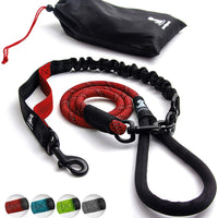 SparklyPets Heavy Duty Rope Bungee Leash for Large and Medium Dogs with Anti-Pull for Shock Absorption - No Slip Reflective Leash for Outside - BESTMASCOTA.COM