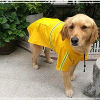 Chubasquero para perros de ocio, impermeable, ligero, chaqueta reflectante, con capucha para perros pequeños, medianos y grandes - BESTMASCOTA.COM