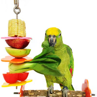 rypet brochetas de pájaros, aves y animales pequeños soporte frutas y verduras de acero inoxidable para jaulas - BESTMASCOTA.COM