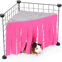 Escondite de cobaya, color azul cielo, rosa, morado, verde y rojo fresa, para cobayas, hurones, chinchillas, ratas, conejos y otros animales pequeños sin vallas de metal - BESTMASCOTA.COM