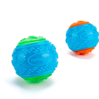 Pet President TPR LED Light Up and Squeaky 2.5 in Pet Ball Pet Supplies (2 unidades) - BESTMASCOTA.COM