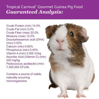 F.M. Brown's Tropical Carnaval Gourmet Guinea Pig Comida con Alfalfa y Pellets de Heno Timoteo – Dieta Diaria Fortificada con Vitaminas y Nutrientes - BESTMASCOTA.COM