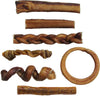 Bully Stick Variedad Pack para Perros | Mejor Mezcla de Natural Baja Olor de carne Stix | Pizzle Dental Treat Chews: Recto, Trenzado, Anillo, Primavera, Barbell, Pretzel, etc. - BESTMASCOTA.COM