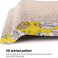 Rascador de gato de cartón con gato, reciclaje corrugado rascador almohadilla reversible de repuesto rascador almohadilla salón sofá cama (2 unidades) - BESTMASCOTA.COM