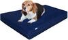 Dogbed4less Premium Memory Foam Dog Bed, Pressure-Relief Orthopedic | Waterproof Case, Washable Durable Denim Cover and Bonus 2nd External Cover, 7 Sizes, Blue - BESTMASCOTA.COM