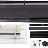 REPTIZOO terrario de cristal repelente, puerta corredera con pantalla de ventilación Reptile Terrarium cerca de 48.0 in x 17.7 in x 17.7 in - BESTMASCOTA.COM