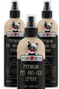 Spray antipicazón y ambientador para mascotas. Ingredientes naturales e hipoalergénicos. Alivia los puntos calientes de perros y gatos, irrita, seca y irrita la piel. Reduce el olor, el alivio de alergias. Huele increíble. (1 botella) - BESTMASCOTA.COM
