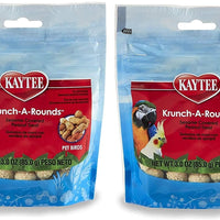 Kaytee Krunch-A-Rounds Peanut Treat for All Hookbills (Parrots, Conures, Cockatiels, and Parakeets) - BESTMASCOTA.COM