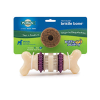PetSafe Busy Buddy Bristle Bone Chew Toy for Dogs – Strong Chewers – Helps Clean Teeth – Extra Small, Small, Medium, Large - BESTMASCOTA.COM