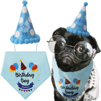 LUTER - Bandana de cumpleaños para perro, diseño de triángulo - BESTMASCOTA.COM