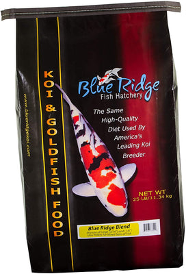 Blue Ridge Fish Food Pellets, Koi y Goldfish Fórmula de crecimiento, Mini 1/8