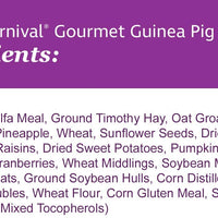 F.M. Brown's Tropical Carnaval Gourmet Guinea Pig Comida con Alfalfa y Pellets de Heno Timoteo – Dieta Diaria Fortificada con Vitaminas y Nutrientes - BESTMASCOTA.COM