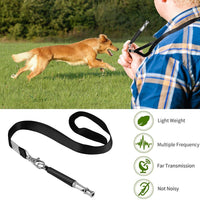 FANZO silbato ultrasónico para perro, silbatos de entrenamiento para perros con frecuencias ajustables, dispositivos de control de corteza para perros (2 unidades), Paquete de 2, Azul - BESTMASCOTA.COM