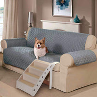 Flexzion Escaleras plegables para perro y gato, portátil, de plástico, Para camas altas, de interior y exterior, Fácil de guardar y decorativo, Beige - BESTMASCOTA.COM