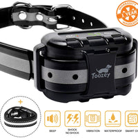 Toozey Bark Collar for Large Medium Small Dog - 2020 Upgraded Q9 Anti-False Dog Bark Collar Rechargeable Waterproof - 3 Modes: Beep/Vibration/No Harm Shock - BESTMASCOTA.COM