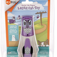 Hexbug - Prueba de baliza de juguete para gatos, con láser y cabeza giratoria motorizada, color morado - BESTMASCOTA.COM