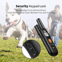 Collar de entrenamiento para perros con control remoto, 3 modos, pitido, vibración, collar de entrenamiento impermeable para perros pequeños, medianos grandes, seguro humano - BESTMASCOTA.COM
