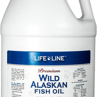 Life Line Pet Nutrition Wild Alaskan Fish Oil Omega-3 Supplement for Skin & Coat - Supports Brain, Eye & Heart Health in Dogs & Cats - BESTMASCOTA.COM