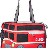 Cleo by teafco petobus aprobado por la aerolínea (18.25", tamaño mediano) Pet Carrier – carmín rojo/gris - BESTMASCOTA.COM