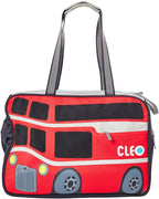 Cleo by teafco petobus aprobado por la aerolínea (18.25", tamaño mediano) Pet Carrier – carmín rojo/gris - BESTMASCOTA.COM