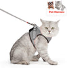 Arnés ajustable para mascotas, gato, gato, gato, gatito, arnés para caminar, chaleco de malla suave con tiras reflectantes, arnés para perros y gatos pequeños - BESTMASCOTA.COM