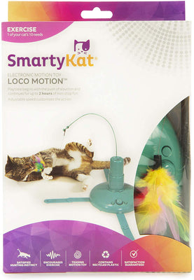 SmartyKat Loco! Juguete móvil para gatos automatizado para actividades - BESTMASCOTA.COM