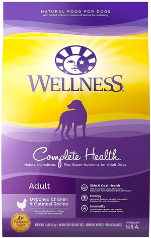 Wellness Complete Health Alimento seco natural para perros, pollo y avena - BESTMASCOTA.COM