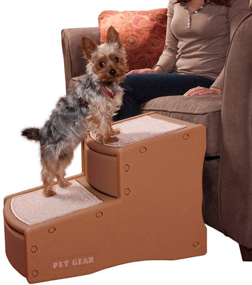 Pet Gear Easy Step II Escaleras de 2 pasos para perros y gatos de hasta 150 libras - BESTMASCOTA.COM