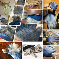 AUBBC - Guantes de aseo para mascotas, 5 unidades, 259 suaves, con 1 cepillo de dientes de doble cabeza, 2 cepillos de dientes de dedo, 1 juguete de cuerda, herramienta de desenredado para gatos y perros - BESTMASCOTA.COM
