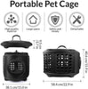 FRIEQ - Portabebés para mascotas de 23 pulgadas con cubierta dura grande – Perrera de viaje para gatos, perros pequeños y conejos - BESTMASCOTA.COM
