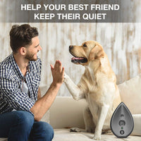 Dispositivo anti ladrido, dispositivo de control de corteza con 4 niveles de volumen ultrasónico ajustables, disuasorio ultrasónico automático para perros en caja de corteza interior, seguro, batería y cuerda para colgar incluida - BESTMASCOTA.COM