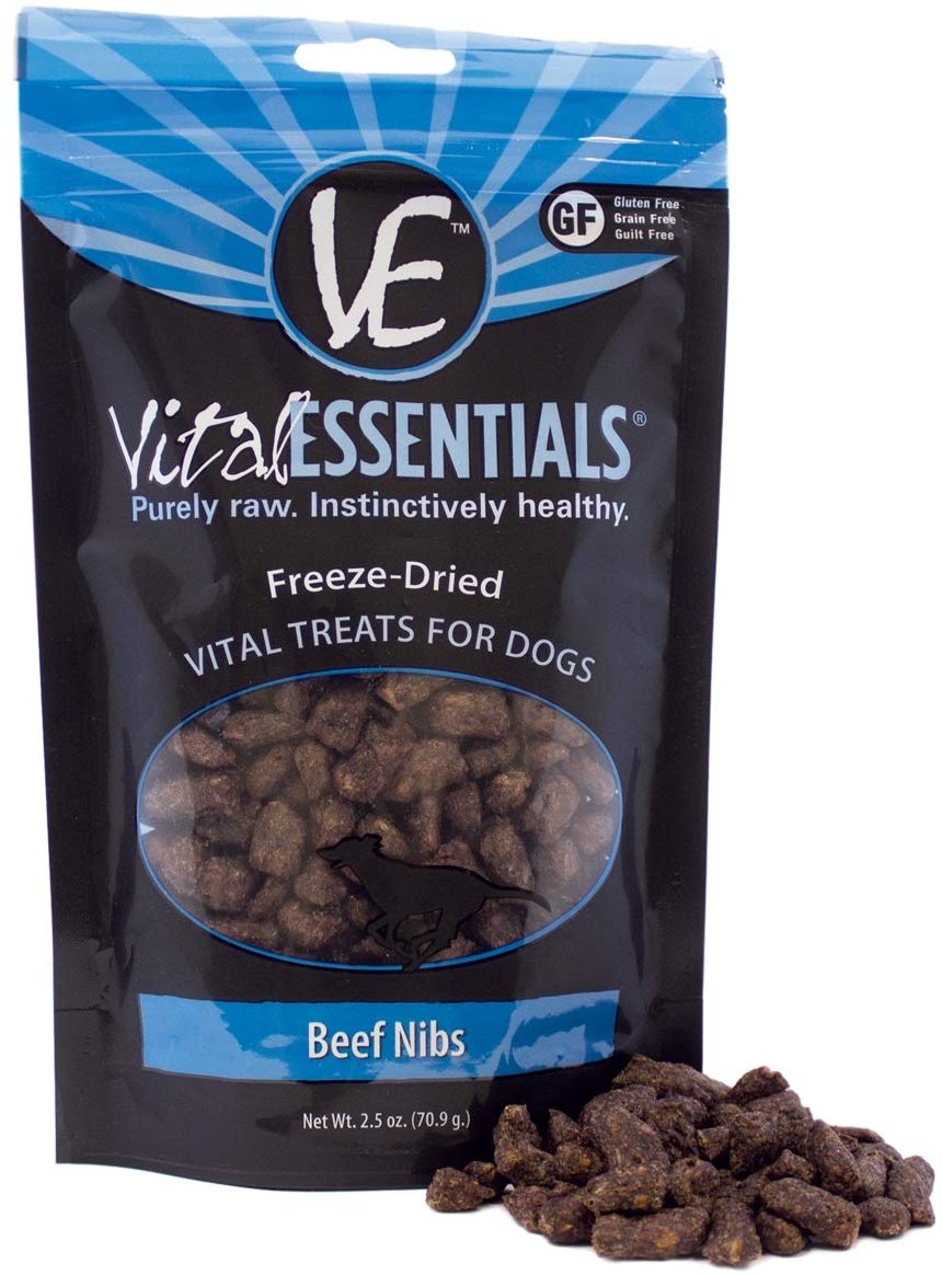 Vital Essentials Freeze-Dried Grain Free Limited Ingredient Dog Treats - BESTMASCOTA.COM