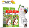 CULLEN 2 Pack UVB Reptile Light Bulb/Lamp 10.0UVB Energy Saving Lamps Heat Lamp Basking Spot Lamp for Reptile Turtle Bearded Dragons and Amphibians with UV Tester Card - BESTMASCOTA.COM