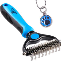 Herramienta para aseo de mascota – Peine de dos lados para gatos y perros – Peine desenredante seguro para fácil eliminación de marañas y enredos – No más desprendimiento desagradable y pelo volando - BESTMASCOTA.COM