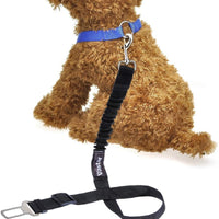 Vastar arnés para cinturón de seguridad para perro, 2 paquetes de correa ajustable para perro, gato, arnés de seguridad para cinturón de seguridad para mascotas con elástico de nailon para amortiguación de impactos - BESTMASCOTA.COM