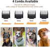 Maxshop Kit de corte de pelo para perros y gatos. Clippers eléctrico de bajo ruido recargable inalámbricos (Oro + Negro) - BESTMASCOTA.COM