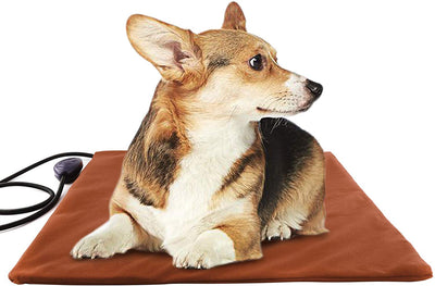 Warmstore - Calentador de camas para perro, almohadilla de calor eléctrica para gatos, impermeable, ajustable, resistente a masticar, cable de acero, suave funda extraíble - BESTMASCOTA.COM