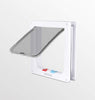 Qicai Phoenix Medium Cat Flap Door with 4 Way Lock Magnetic Pet Door Kit White, Weather-Resistant Cat Door for Cats & Doggy (L, White) (L) - BESTMASCOTA.COM