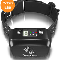 STOPWOOFER - Collar antiladrido para perros pequeños, medianos y grandes, collar antiladridos recargable, sin corteza, alerta de sonido y vibración, dispositivo antiladridos - BESTMASCOTA.COM