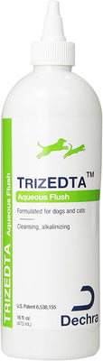 Dechra trizedta acuosos Flush Pet Ear Care Suministros, 16-Ounce - BESTMASCOTA.COM