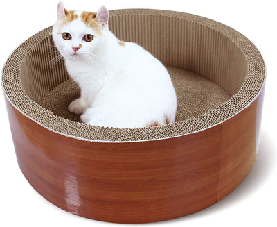 ScratchMe – Tabla de rasguños para gatos Deluxe evita daños en muebles y contiene gato para atraer a su gato - BESTMASCOTA.COM