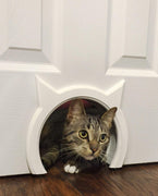 The Kitty Pass, Puerta de interiores para gato oculta caja de arena, puerta para gatos de hasta 21 libras - BESTMASCOTA.COM