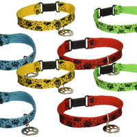 Collares de la amistad para mascotas con colgante con huella de cachorro, 7 colores disponibles - BESTMASCOTA.COM