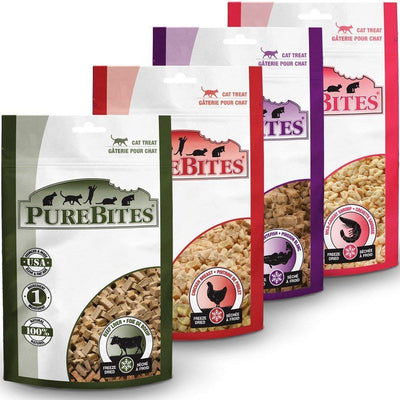 purebites Cat Treats (Sampler Pack de 4) - BESTMASCOTA.COM