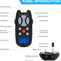 Flittor Collar de choque para perros, collar de entrenamiento de perro, collar de choque recargable con control remoto, 3 modos de vibración y choque impermeable collar de corteza para perros pequeños, medianos y grandes - BESTMASCOTA.COM