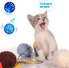 Gejoy - Juego de 3 pelotas de gato con luz intermitente y campana eléctrica interactiva, para exteriores, divertido, gato, gatito, movimiento, juguetes - BESTMASCOTA.COM