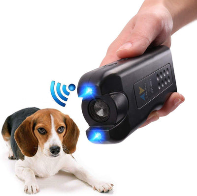 Vitorun - Repelente de perro de mano por infrarrojos, disuasorio ultrasónico para perros, tapón de corteza + entrenamiento para perros de buen comportamiento - BESTMASCOTA.COM