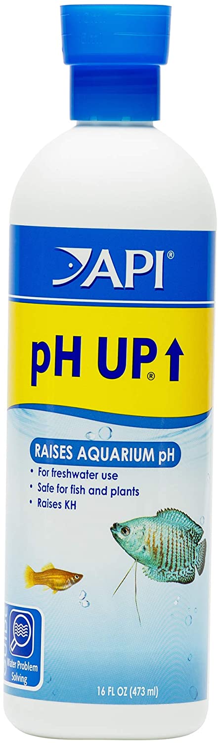 API pH UP Ajustador de pH, eleva el pH del agua del acuario de agua dulce al nivel que tu pescado necesita para prosperar, prueba el agua semanalmente y usa para corregir el nivel de pH. - BESTMASCOTA.COM